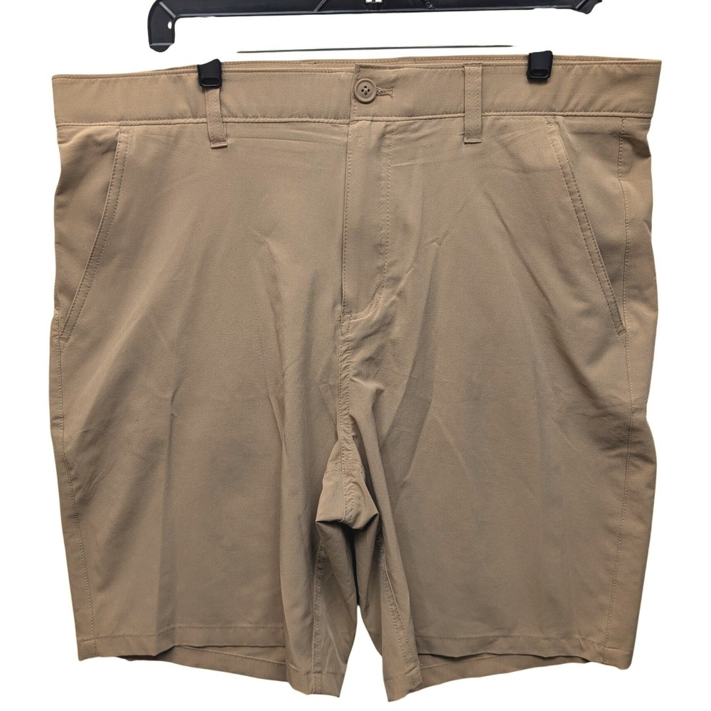 Rorie Whelan Golf Shorts Mens 36 Tan Stretch Performance Khaki
